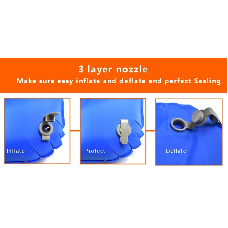 Nylon TPU Sleeping Pad Lightweight Moisture Proof Air Mattress-USA Camp Zone