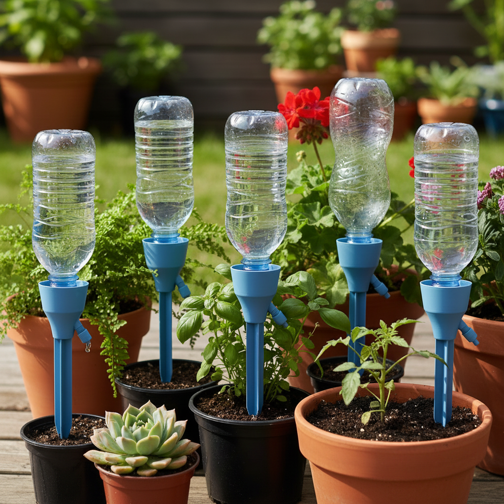 Pack Of 5 Self Watering Spikes Drip Irrigation For Plants