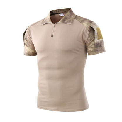 Men's Outdoor Tactical Military Camouflage T-shirt-USA Camp Zone