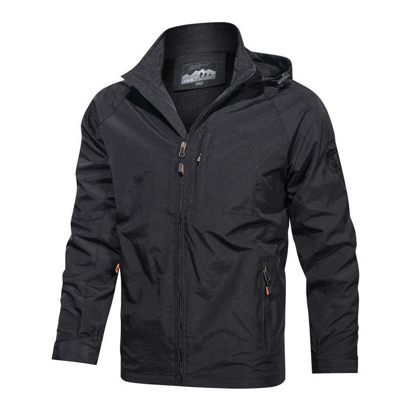 Men Waterproof Camping Military Jacket-USA Camp Zone