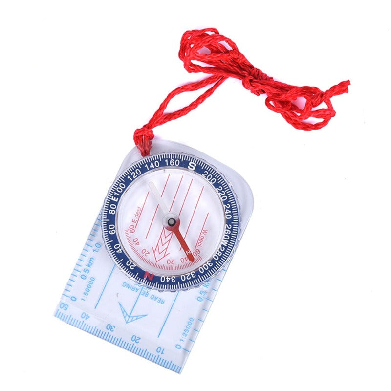 Drawing Scale Compass Folding Map Ruler-USA Camp Zone