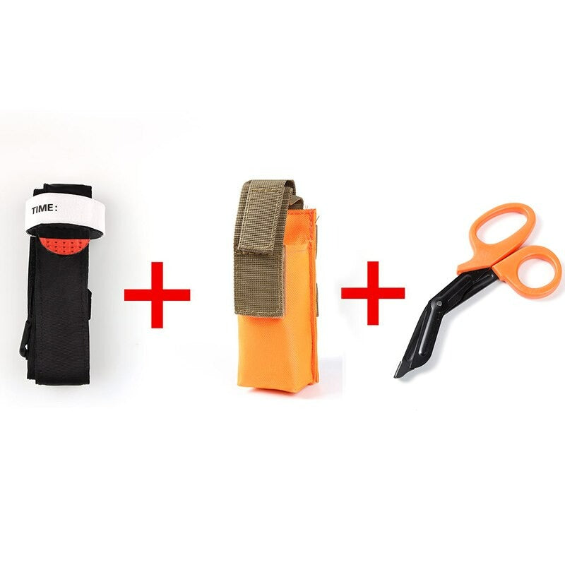Tactical Survival Kit With Tourniquet And Scissors-USA Camp Zone
