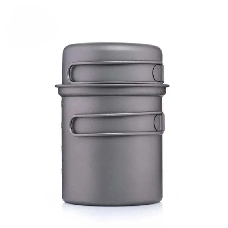 Titanium Cooking Pot Set For Camping And Picnic-USA Camp Zone