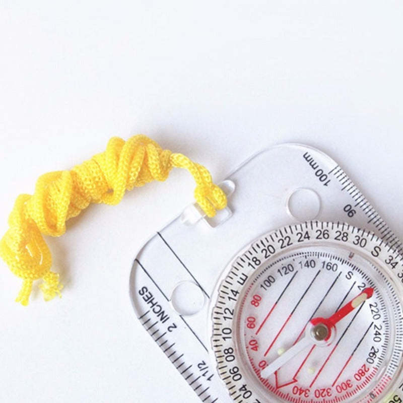 Drawing Scale Compass Folding Map Ruler-USA Camp Zone