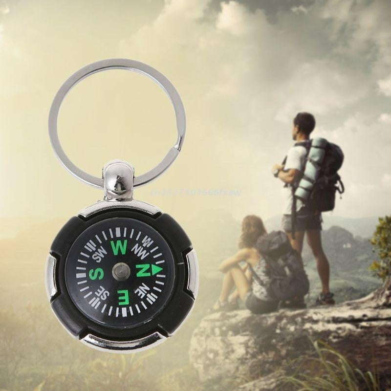 Mini Practical Pocket Filled Plastic Miniature Compass-USA Camp Zone