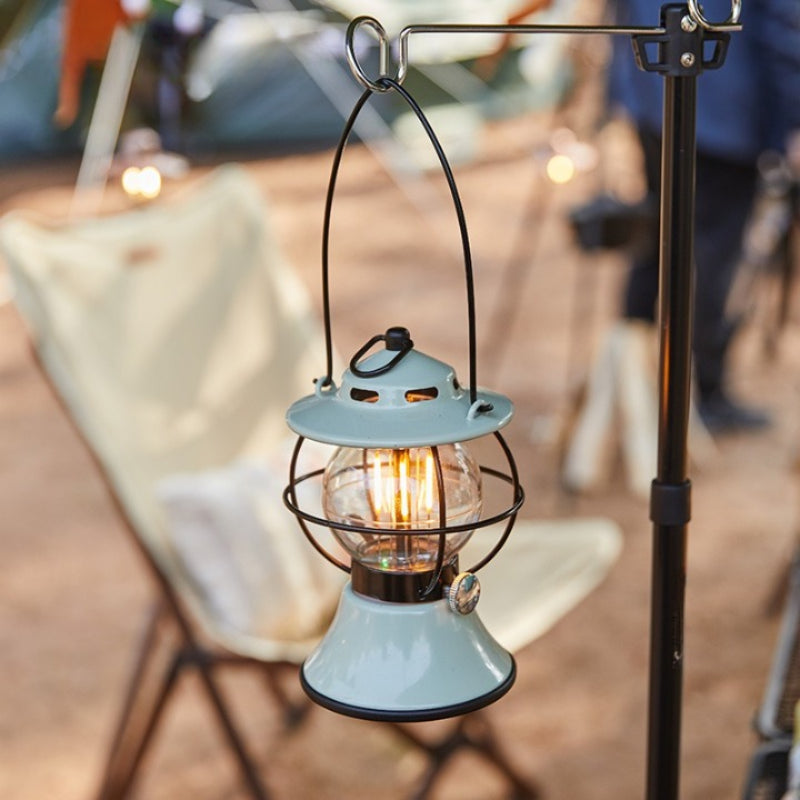 LED Retro Outdoor Camping Lantern Rechargeable Tent Light-USA Camp Zone