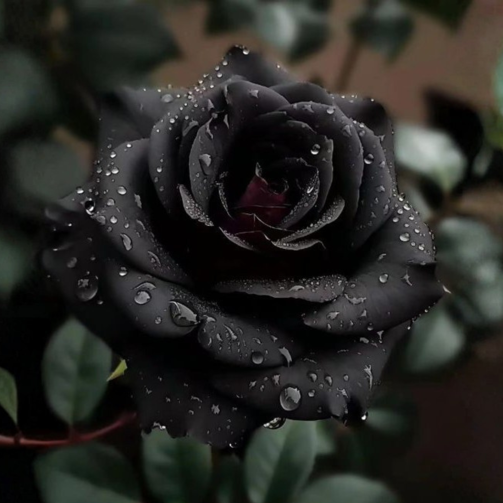 Exotic Black Rose Flower Seeds For Garden Landscaping