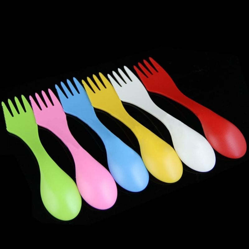 6x Spoon Fork Knife-USA Camp Zone