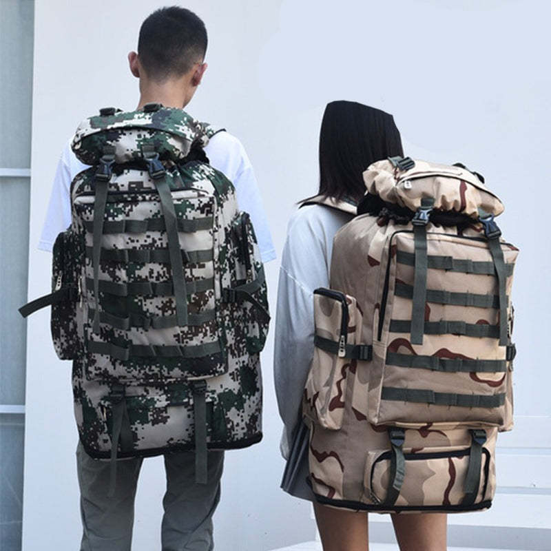 Large Capacity Camouflage Tactical Backpack-USA Camp Zone