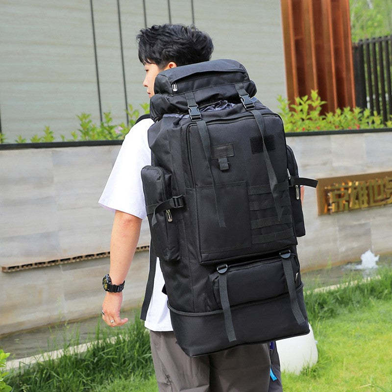 Travel Hiking Extended Canvas Luggage Bag-USA Camp Zone