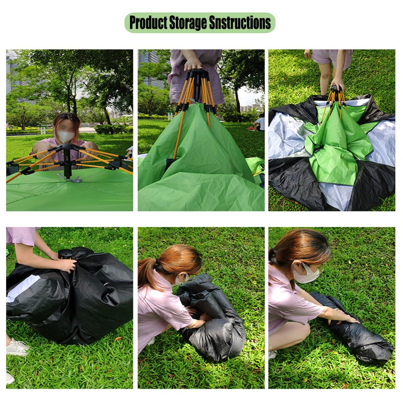 4-5 Persons Quick Setup Large Family Camping Tent-USA Camp Zone