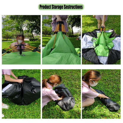 4-5 Persons Quick Setup Large Family Camping Tent-USA Camp Zone