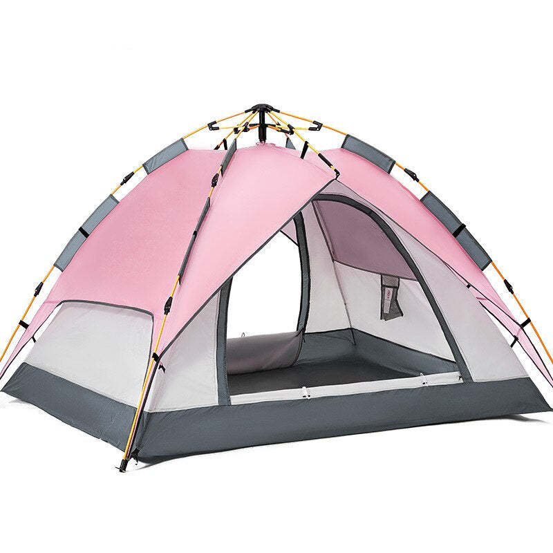 4-5 Persons Quick Setup Large Family Camping Tent-USA Camp Zone