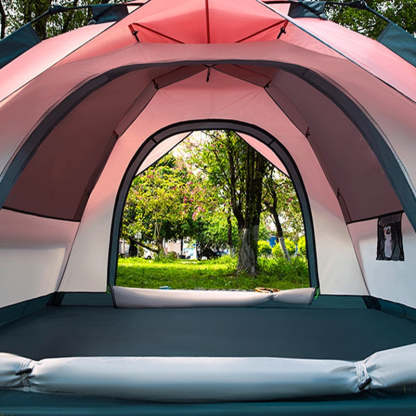 4-5 Persons Quick Setup Large Family Camping Tent-USA Camp Zone