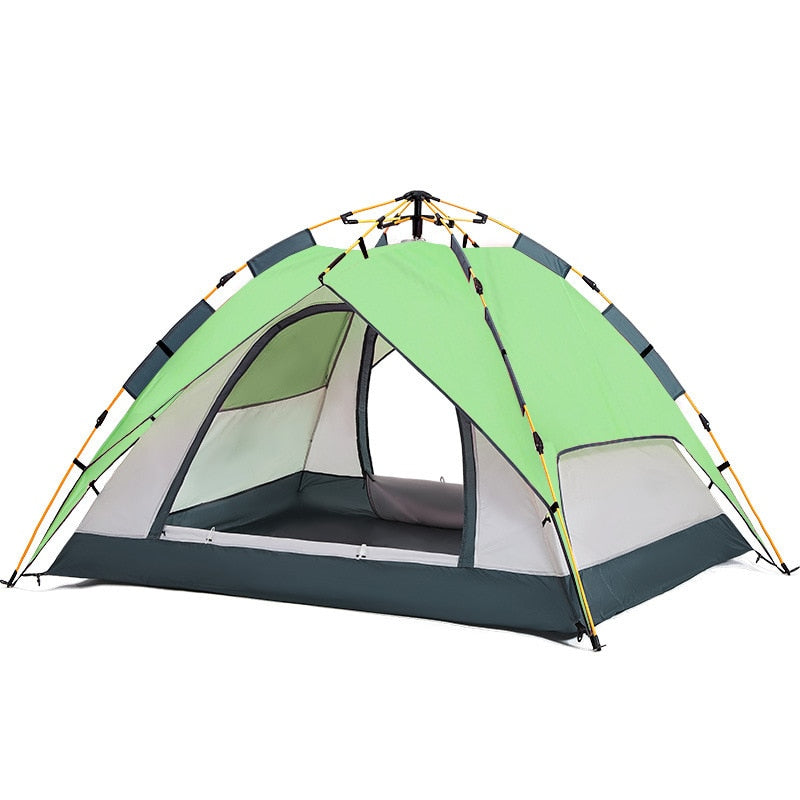 4-5 Persons Quick Setup Large Family Camping Tent-USA Camp Zone
