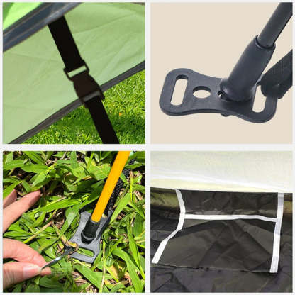 4-5 Persons Quick Setup Large Family Camping Tent-USA Camp Zone