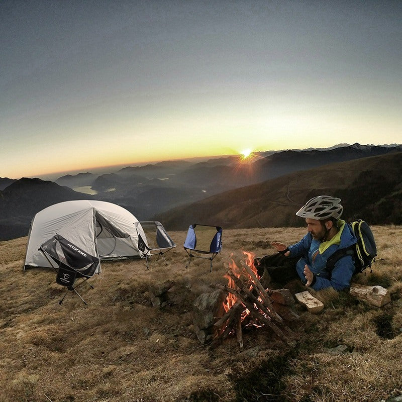 Superhard High-Load Outdoor Camping Portable Folding Chair-USA Camp Zone