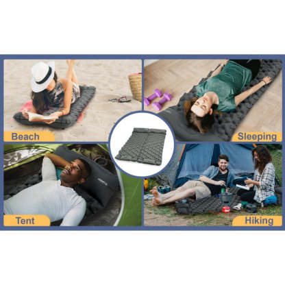 Camping Inflatable Mattress With Pillows-USA Camp Zone