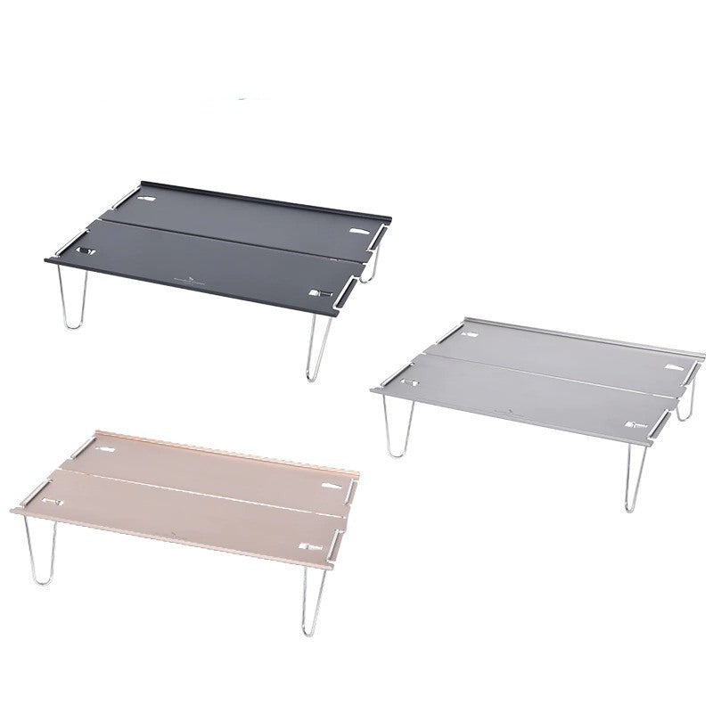 Lightweight Hard-Topped Folding Table-USA Camp Zone