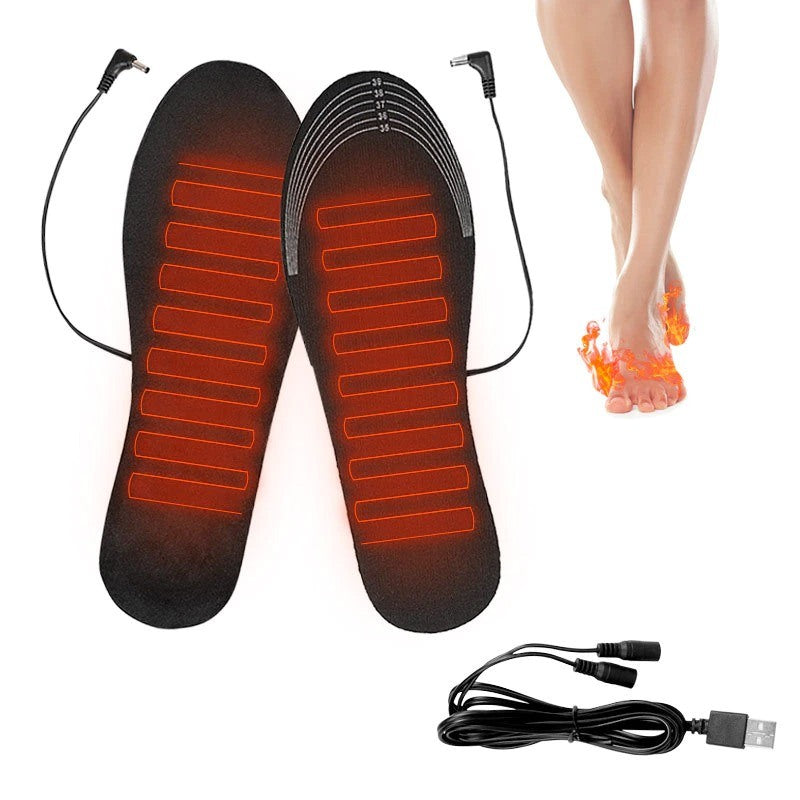 USB Heated Shoe Feet Insoles-USA Camp Zone