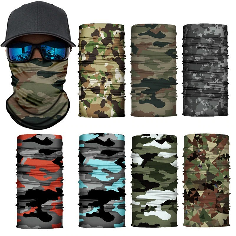 Cycling Scarf Neck Gaiter Seamless Bandana-USA Camp Zone