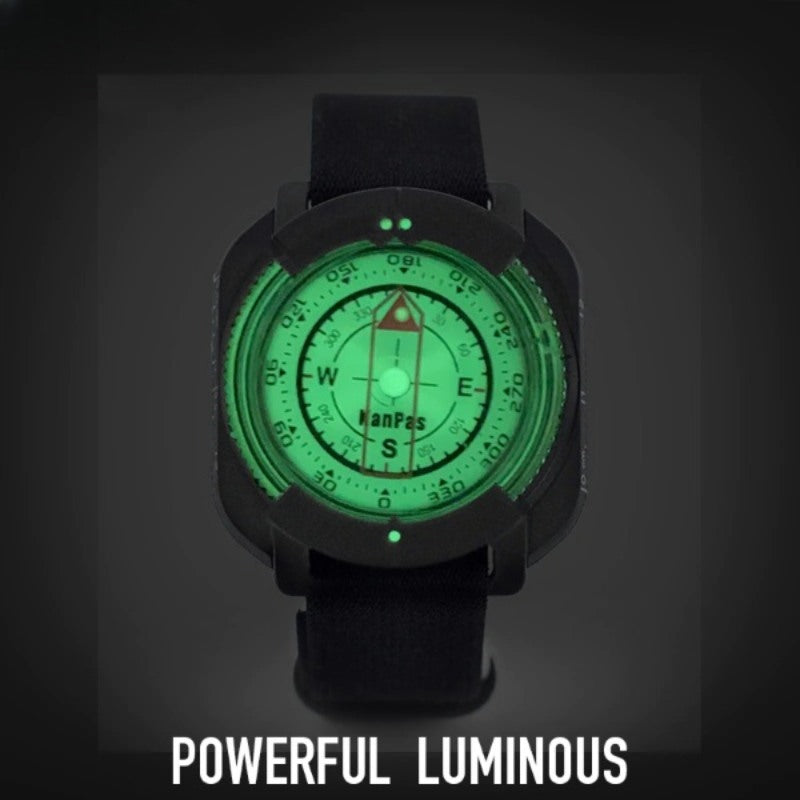 Wristband Sighting Powerful Luminous Compass-USA Camp Zone