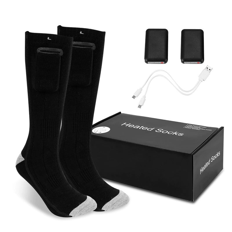 3 Modes Comfortable Water Resistant Electric Warm Socks-USA Camp Zone