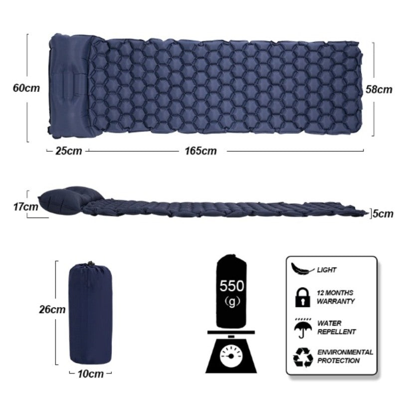 Air Mattress Camping Sleeping Pad-USA Camp Zone