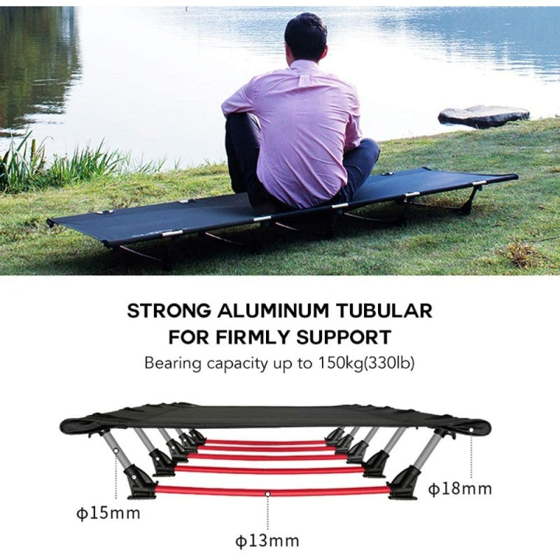Ultralight Folding Cot Bed For Outdoor Travel Camping-USA Camp Zone