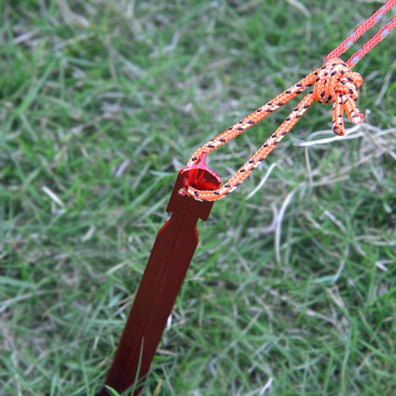 Ground Nail Heavy Duty With Reflective Cord For Camping-USA Camp Zone