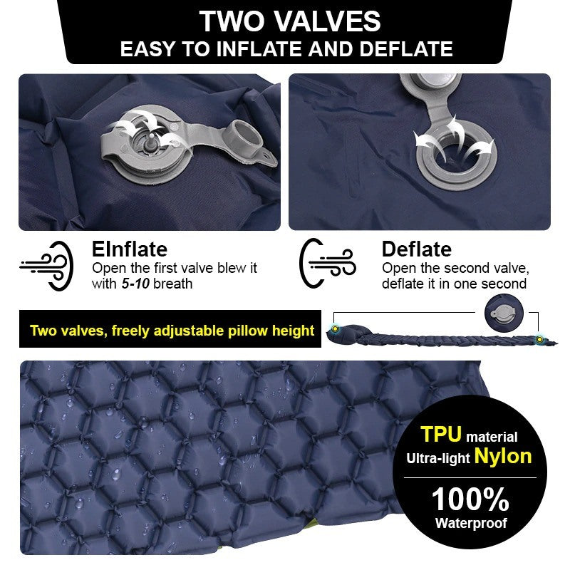 Air Mattress Camping Sleeping Pad-USA Camp Zone