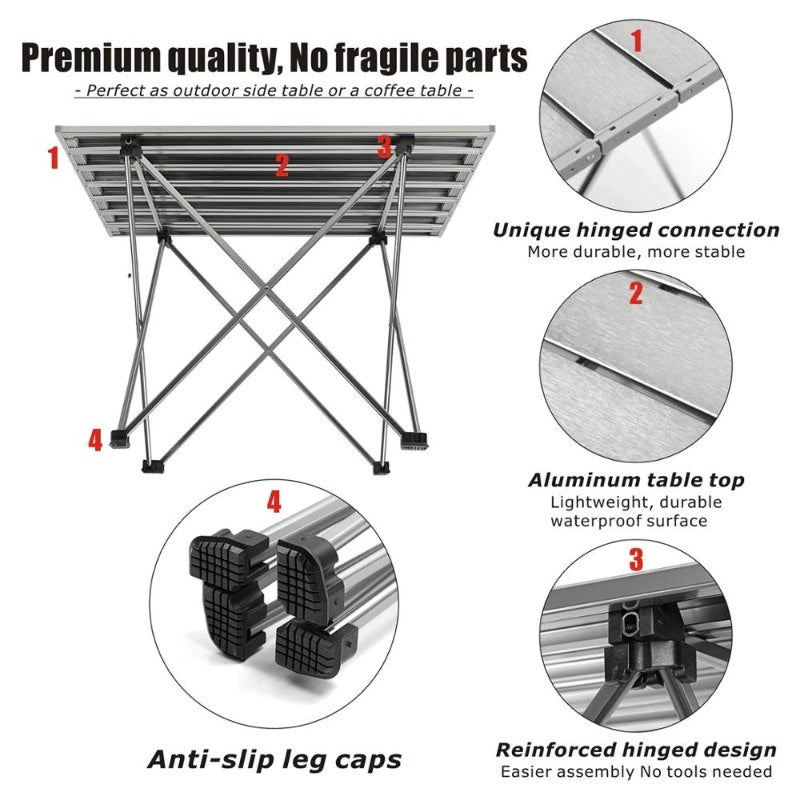 Portable Camping Folding Table Desk-USA Camp Zone
