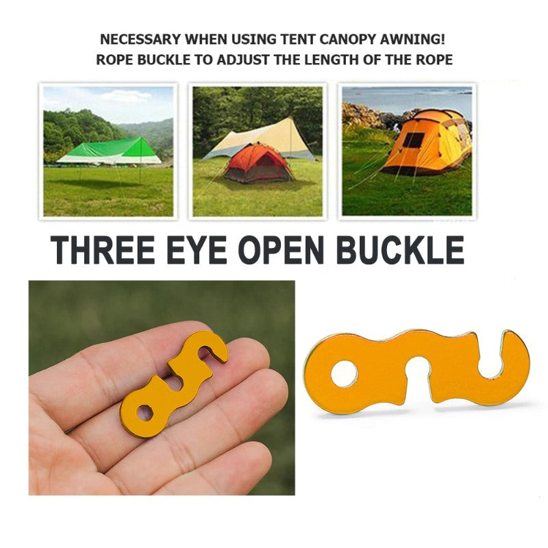 Adjustable Camping Tent Cord Rope Buckle-USA Camp Zone