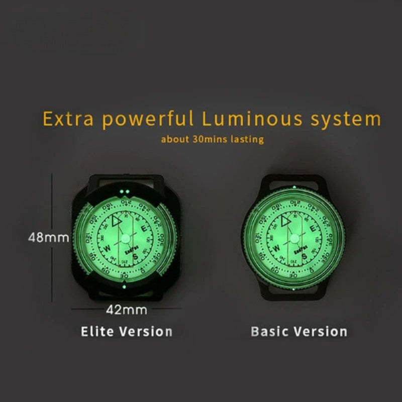 Wristband Sighting Powerful Luminous Compass-USA Camp Zone