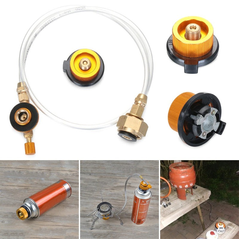 Gas Camping Adapter Outdoor Stove Accessory-USA Camp Zone