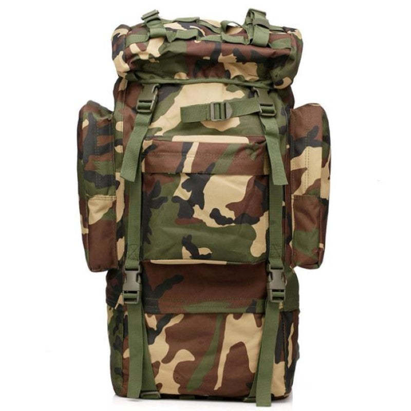 Camouflage Shoulders Backpack-USA Camp Zone