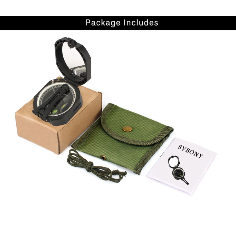 Professional Military Outdoor Survival Camping Equipment Geological Pocket Compass-USA Camp Zone