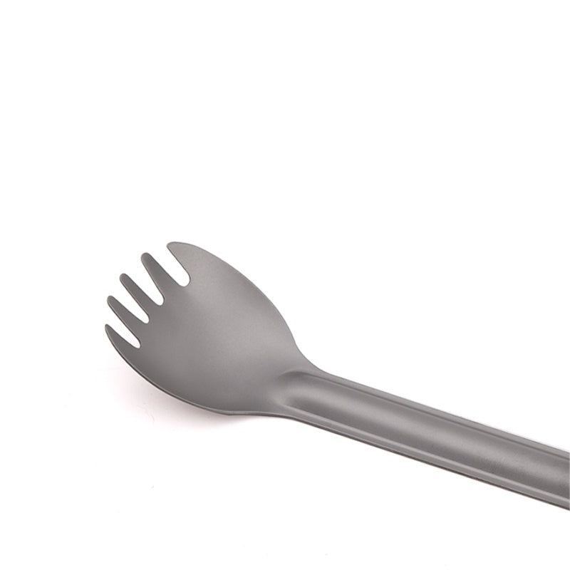 Titanium Spork Long Handle Ultralight Spoon-USA Camp Zone