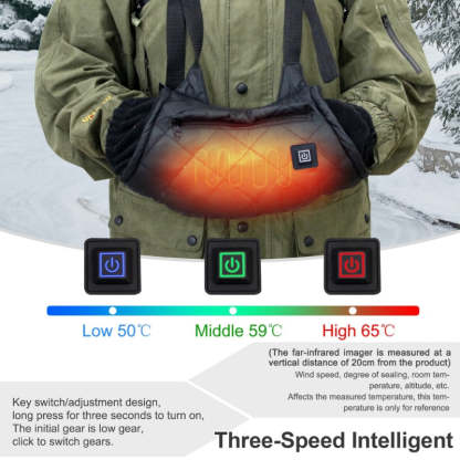 Electric Heated Hand Muff Warmer Pouch Glove-USA Camp Zone