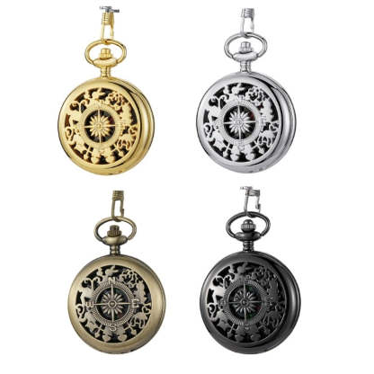 Engrave Pocket Watch Compass-USA Camp Zone