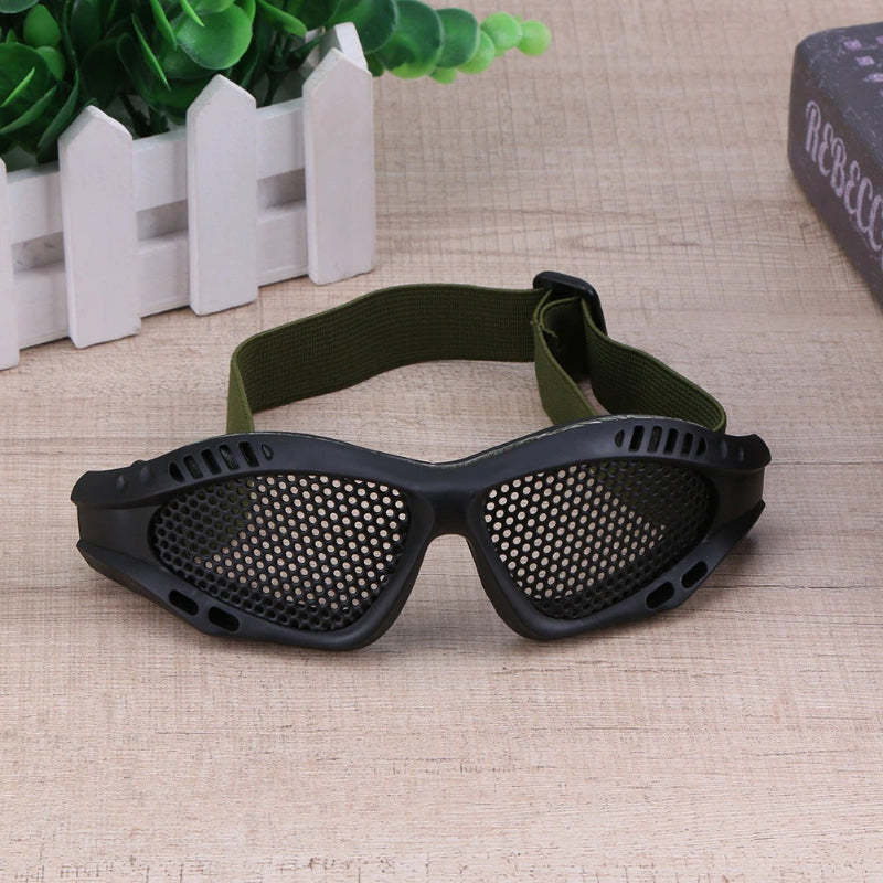 Tactical Eyes Protection Metal Mesh Glasses Goggle For Outdoor-USA Camp Zone