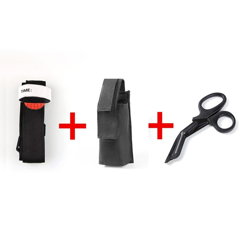 Tactical Survival Kit With Tourniquet And Scissors-USA Camp Zone