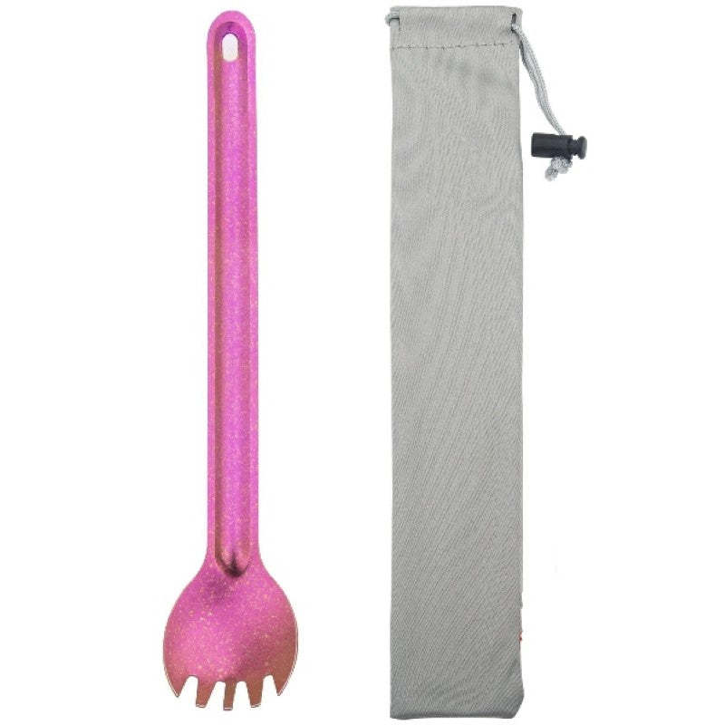 Titanium Spork Long Handle Ultralight Spoon-USA Camp Zone