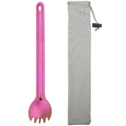 Titanium Spork Long Handle Ultralight Spoon-USA Camp Zone