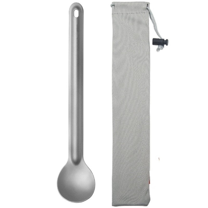 Titanium Spork Long Handle Spoon-USA Camp Zone