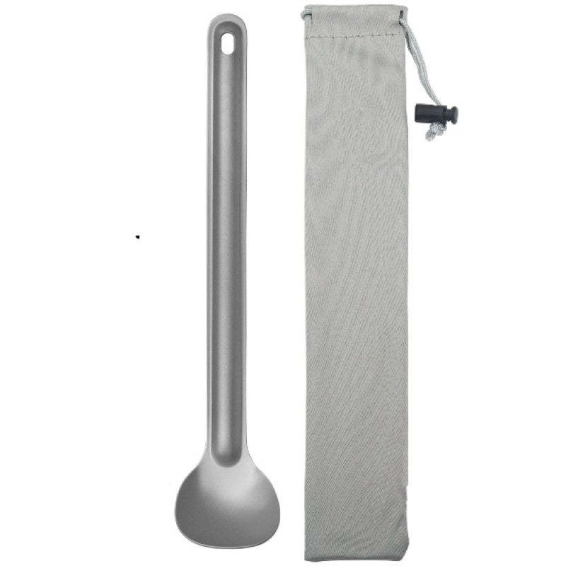Titanium Spork Long Handle Spoon-USA Camp Zone