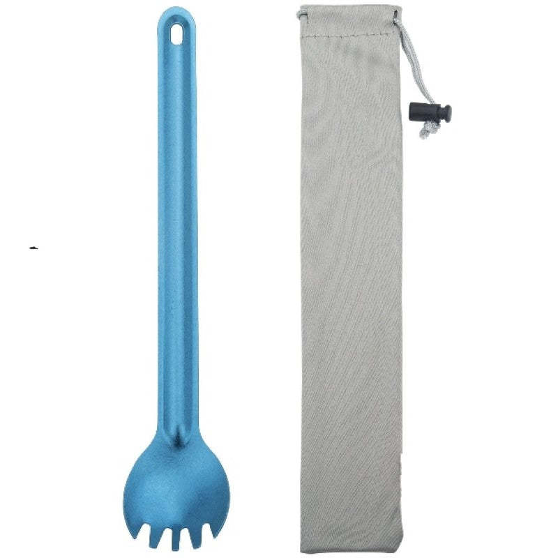 Titanium Spork Long Handle Ultralight Spoon-USA Camp Zone
