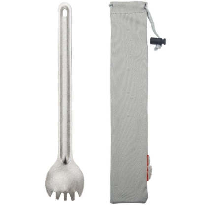 Titanium Spork Long Handle Spoon-USA Camp Zone