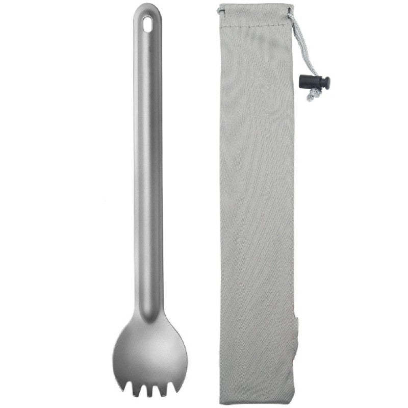Titanium Spork Long Handle Spoon-USA Camp Zone