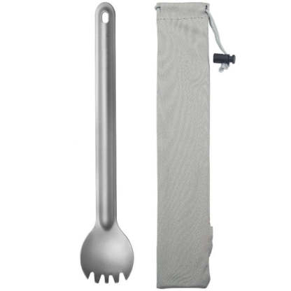 Titanium Spork Long Handle Spoon-USA Camp Zone
